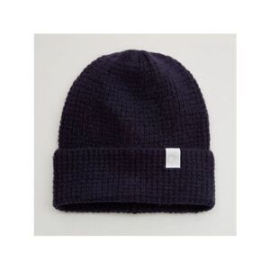 OFFLINE Navy Blue Waffle Knit Beanie Hat